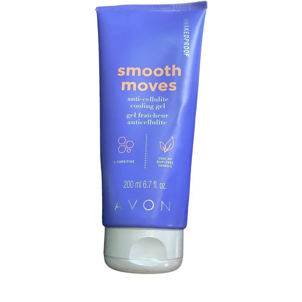 Avon NAKED PROOF Smooth Moves Anti-Cellulite Cooling Gel L-CARNITINE 6.7 FL OZ